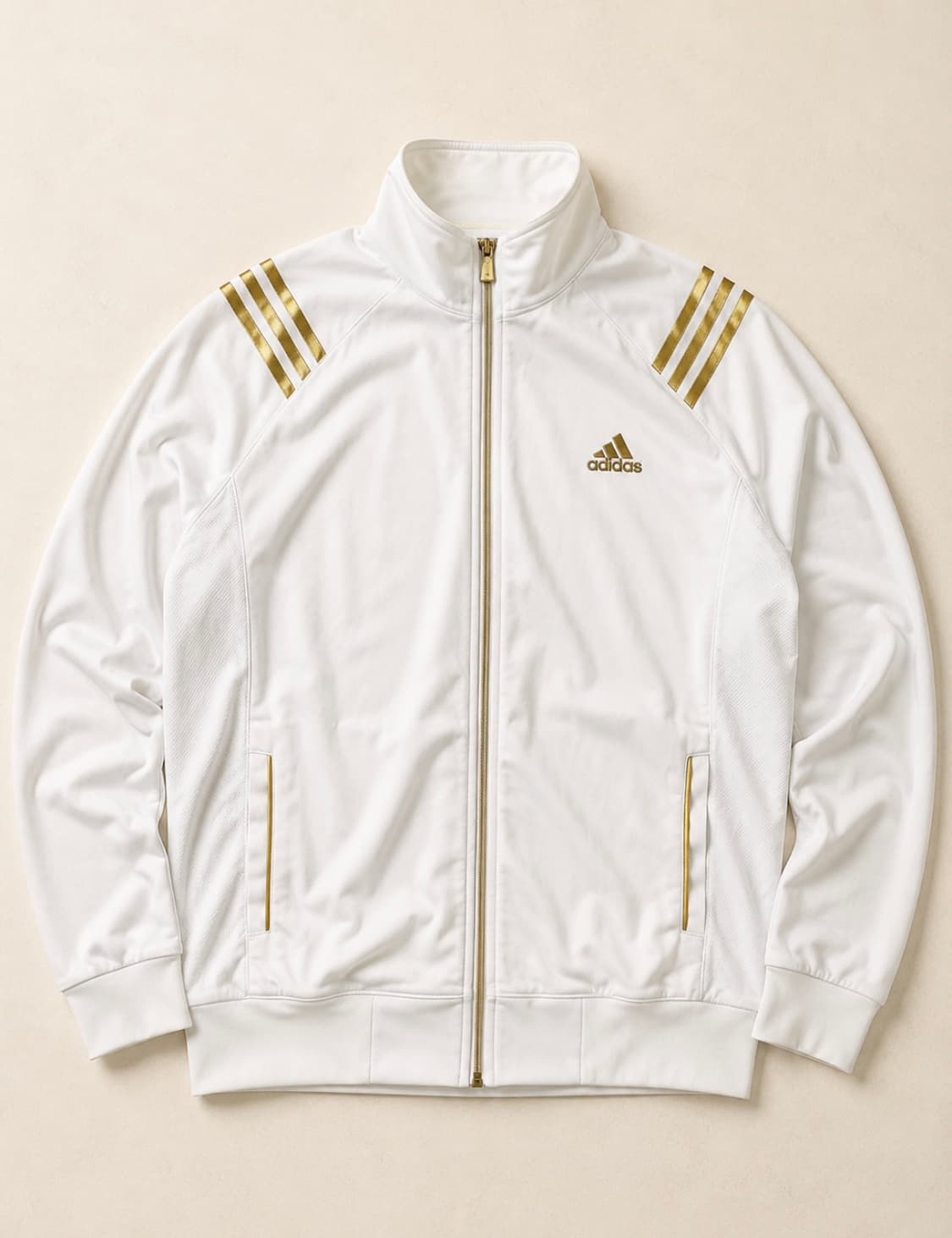 Adidas 아디다스 화이트 골드 트랙탑 져지 L037 상품이미지1