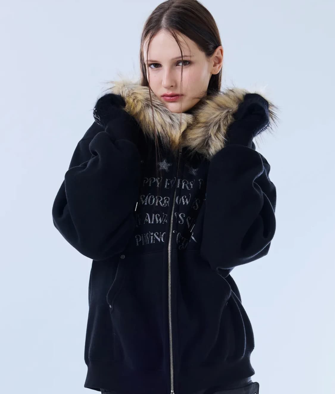 러브이즈트루 후드집업 상품이미지1