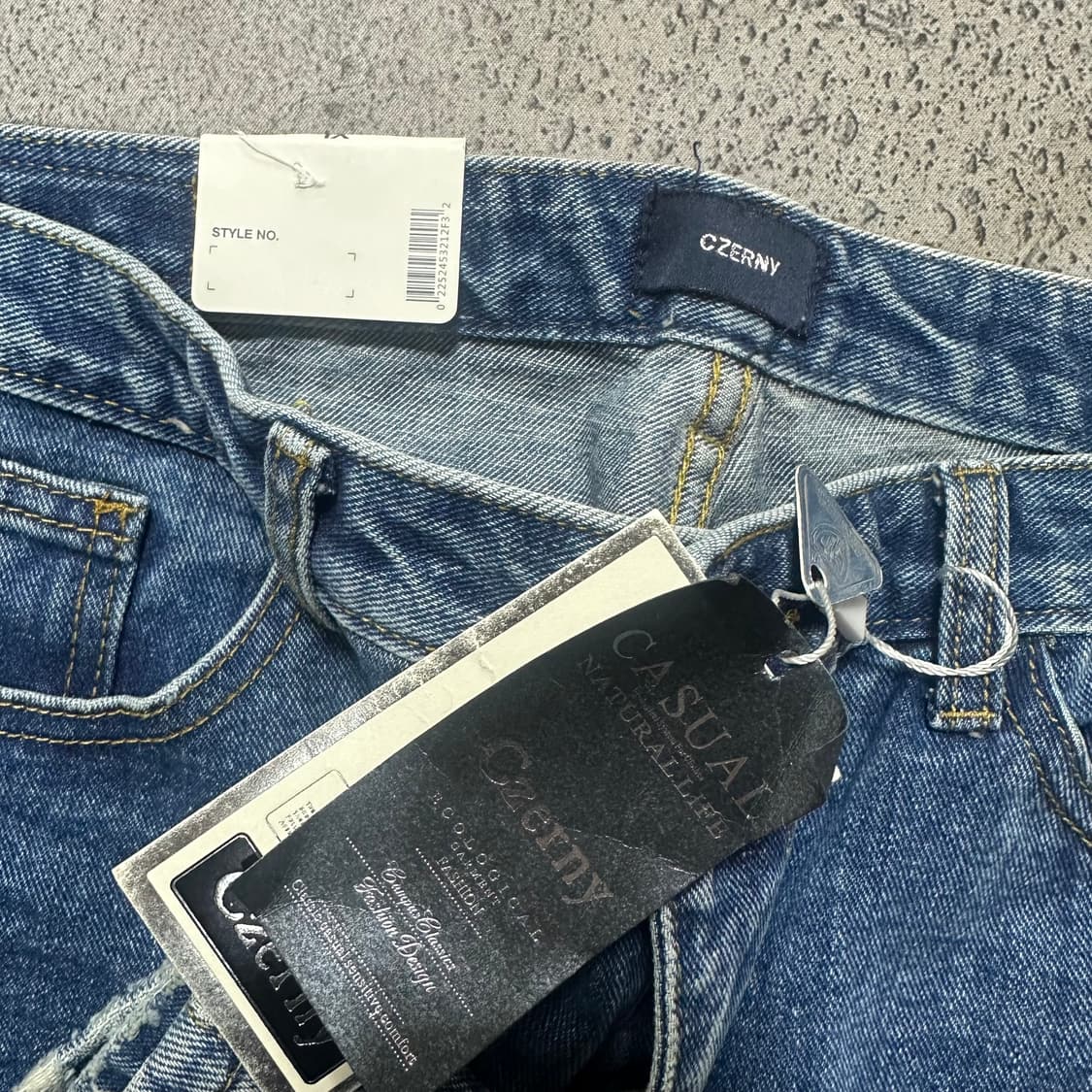 ✨ (새상품) 빈티지 데님 찢청 팬츠   상품이미지3