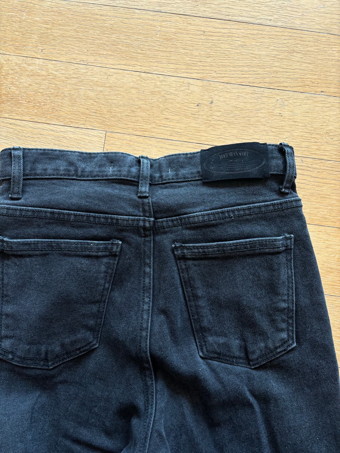 보헤미안서울 22FW 부츠컷 데님 블랙 상품이미지5