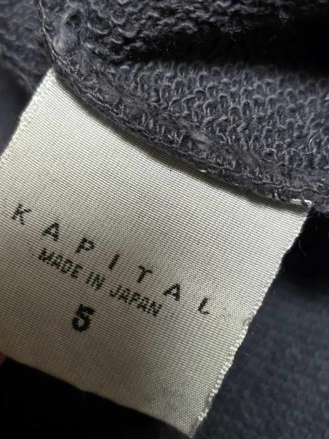 캐피탈 플리스 후드 스웨트셔츠 스피크이지 캐피탈 Pt 블랙 상품이미지3