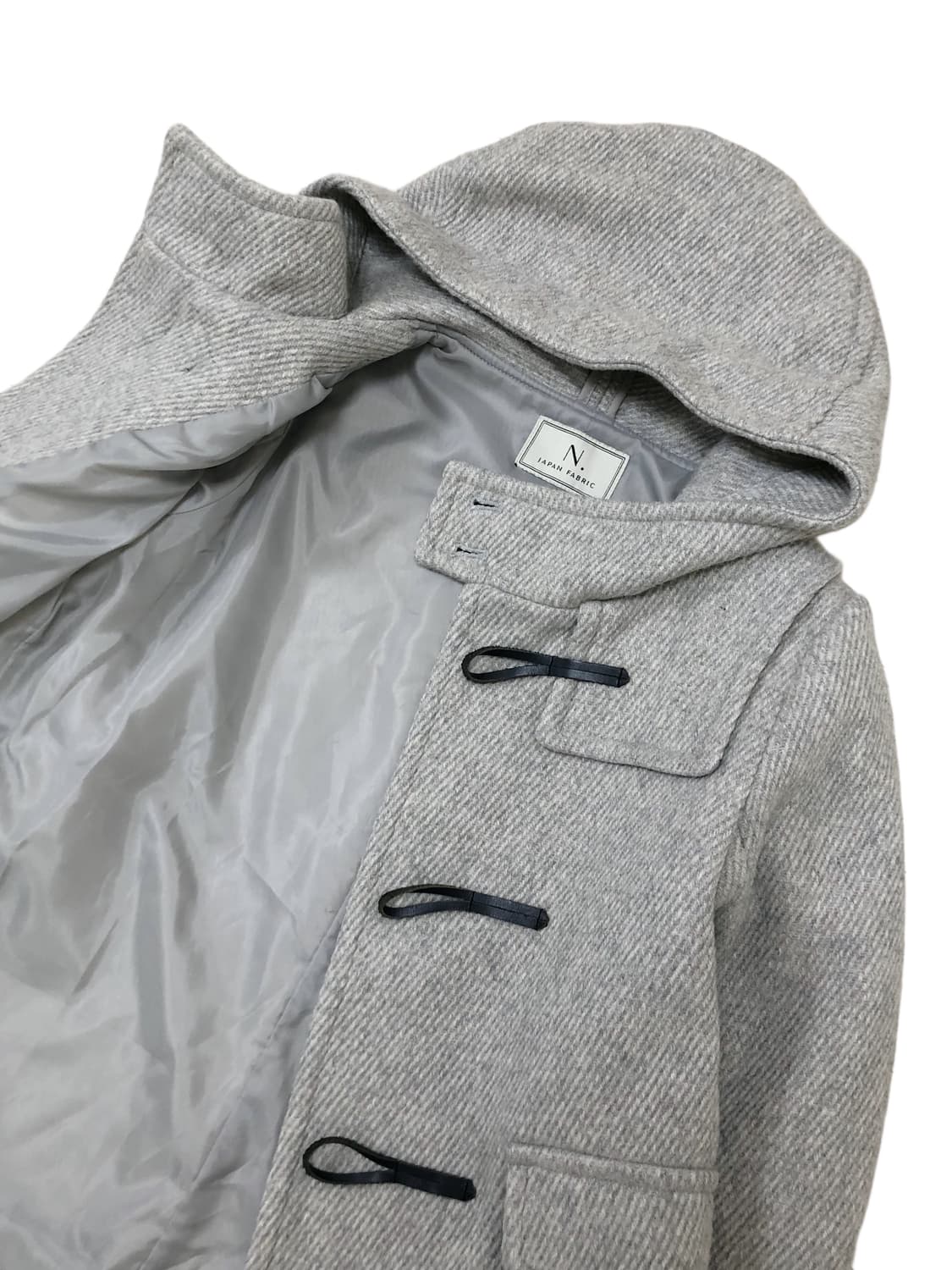 회색 더플 떡볶이 코트 상품이미지9