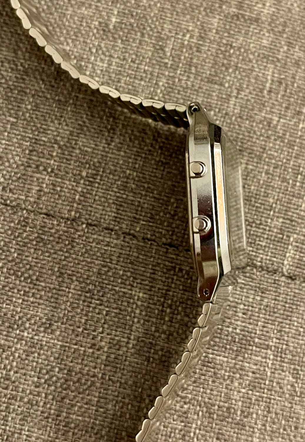 CASIO 카시오 아나디지 AQ-230/실버 블랙  상품이미지7