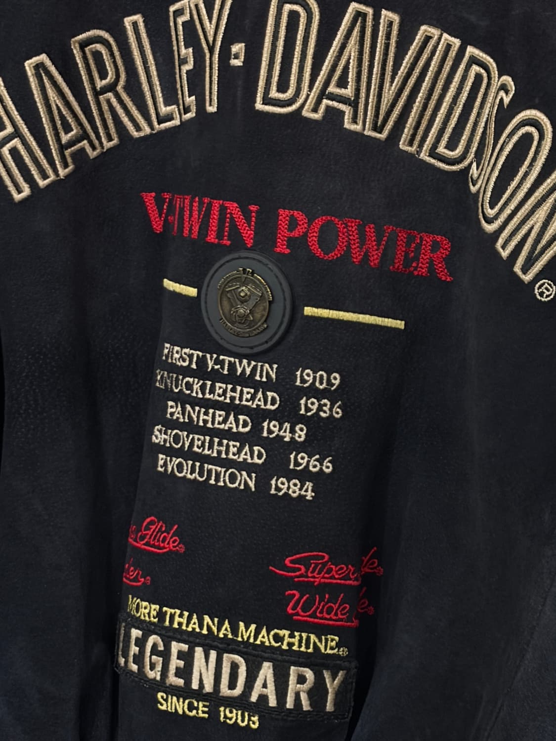 할리데이비슨 피그 스웨이드 레더 자켓 상품이미지9