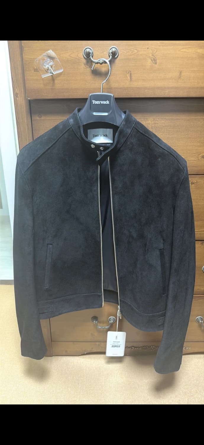 새상품)토니웩 25ss 스웨이드 레이서 자켓 L사이즈 상품이미지3