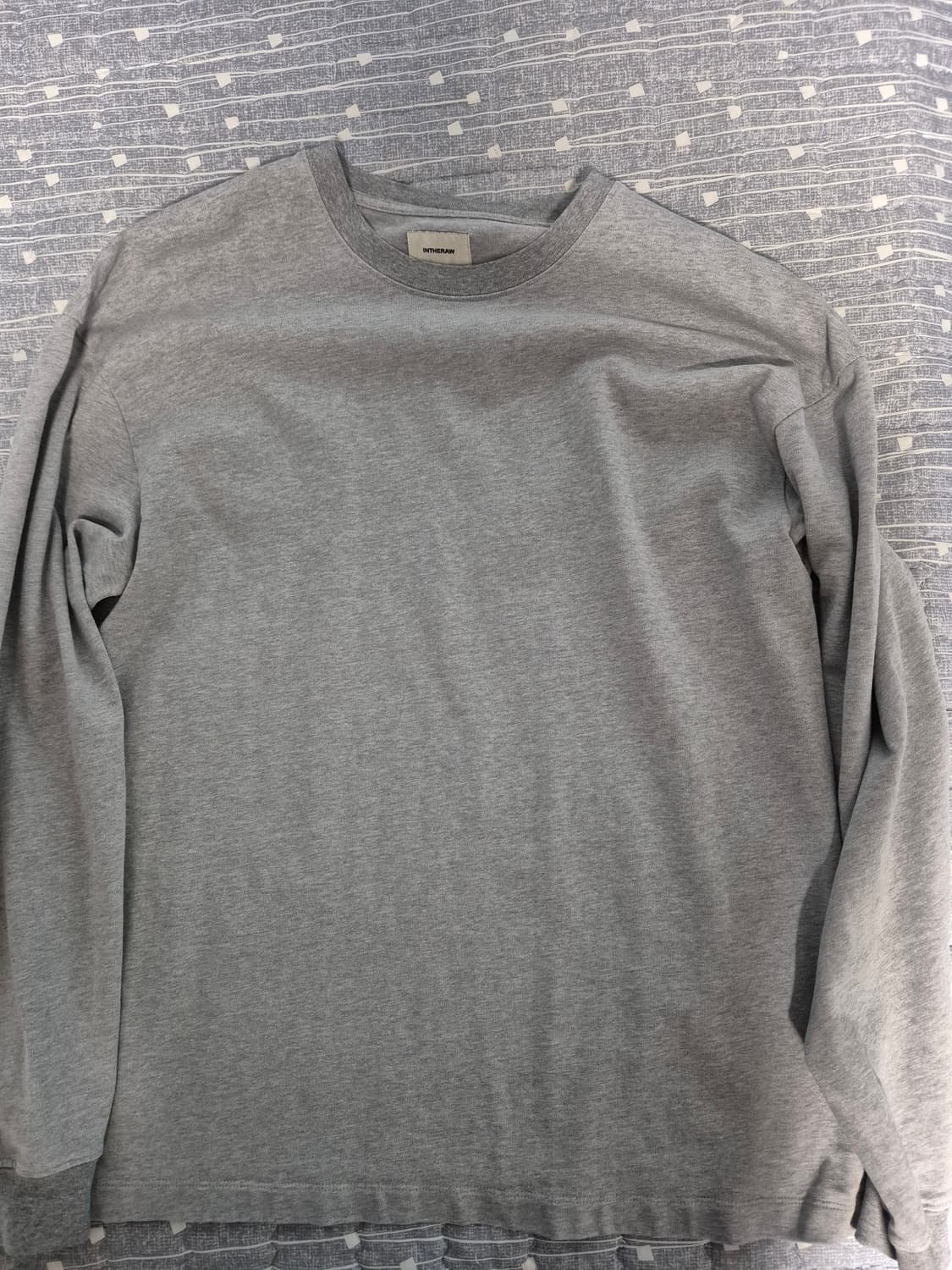 인더로우 롱슬리브 2 그레이 상품이미지1