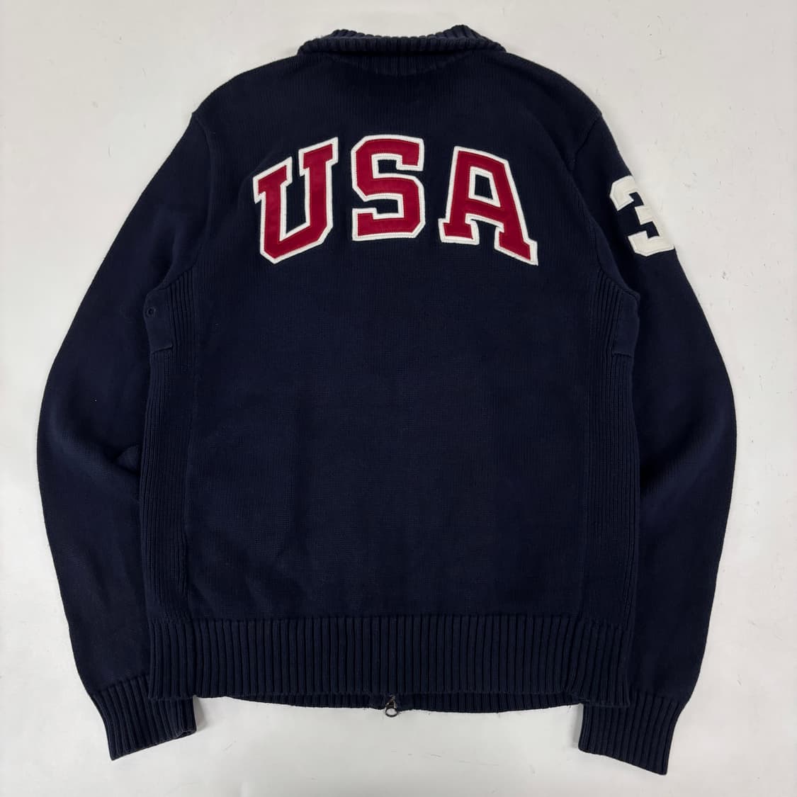 폴로 빅포니 USA 니트 집업 상품이미지6