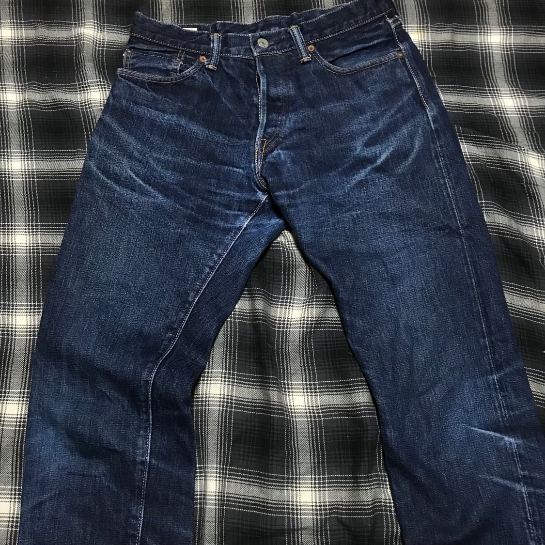 재팬 momotaro 핑크 셀비지 데님 슬림 스트레이트 30 상품이미지2