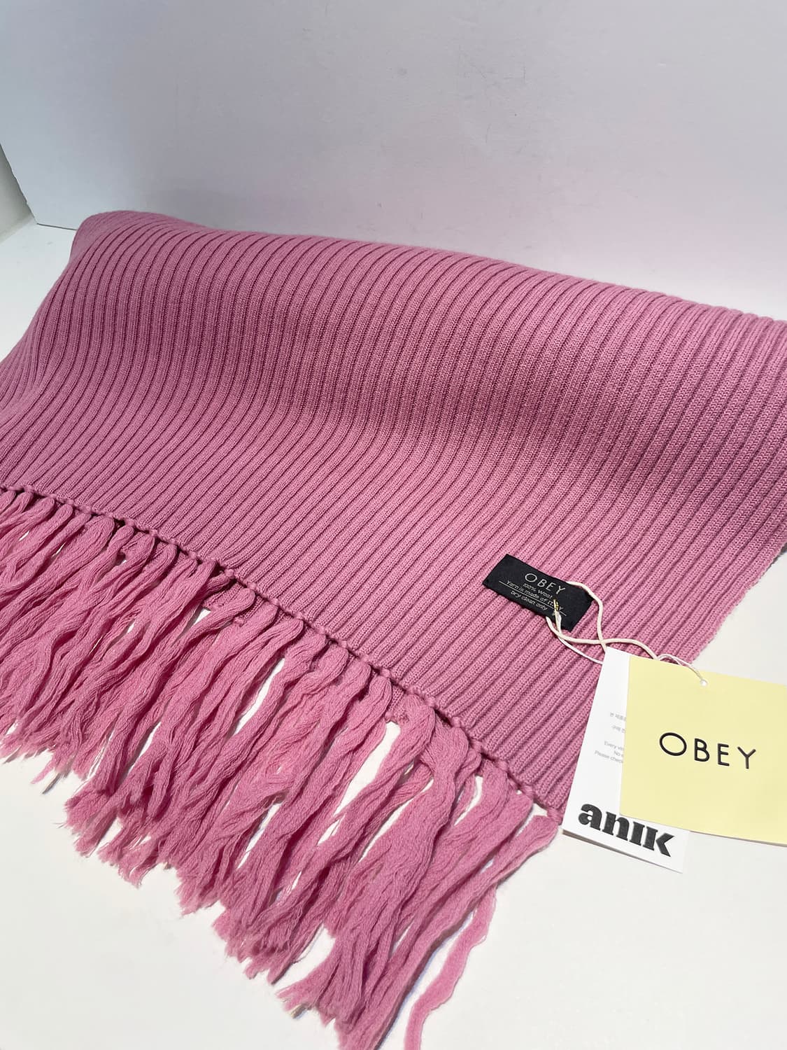 오베이 골지 울 목도리 A1416 상품이미지1