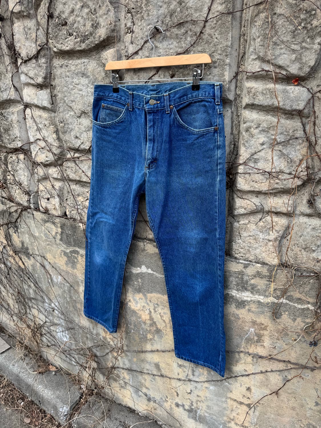 90s lee 빈티지 200 스트레이트핏 워싱 데님 팬츠 상품이미지3