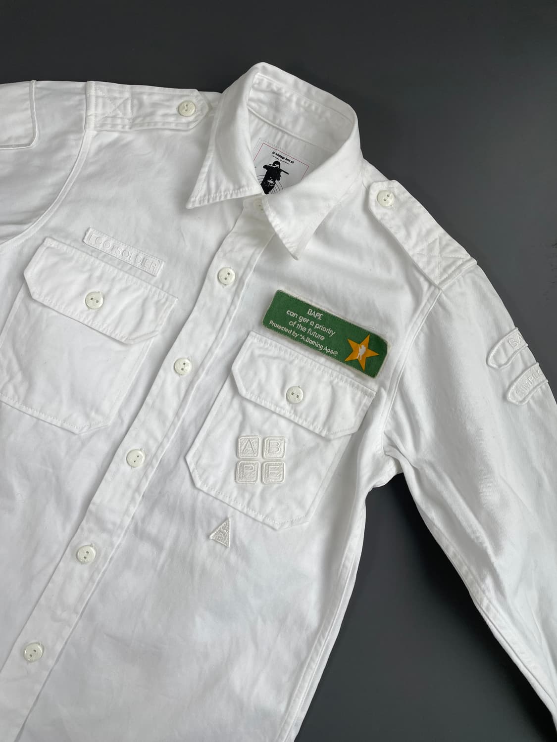 [M] BAPE 베이프 여성 유틸리티 셔츠 상품이미지4