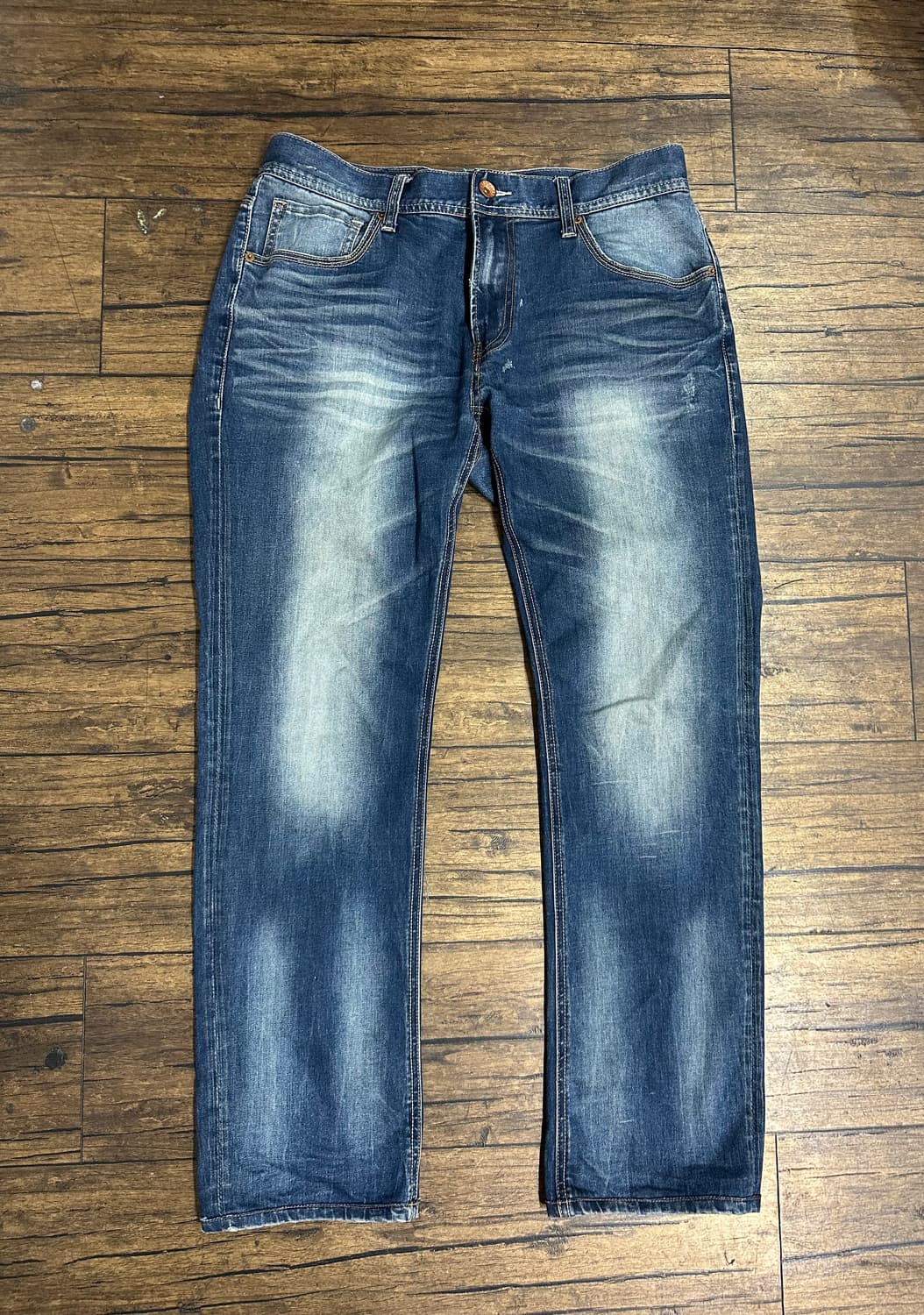 버커루진스 34사이즈 빈티지 워싱 데님 상품이미지1