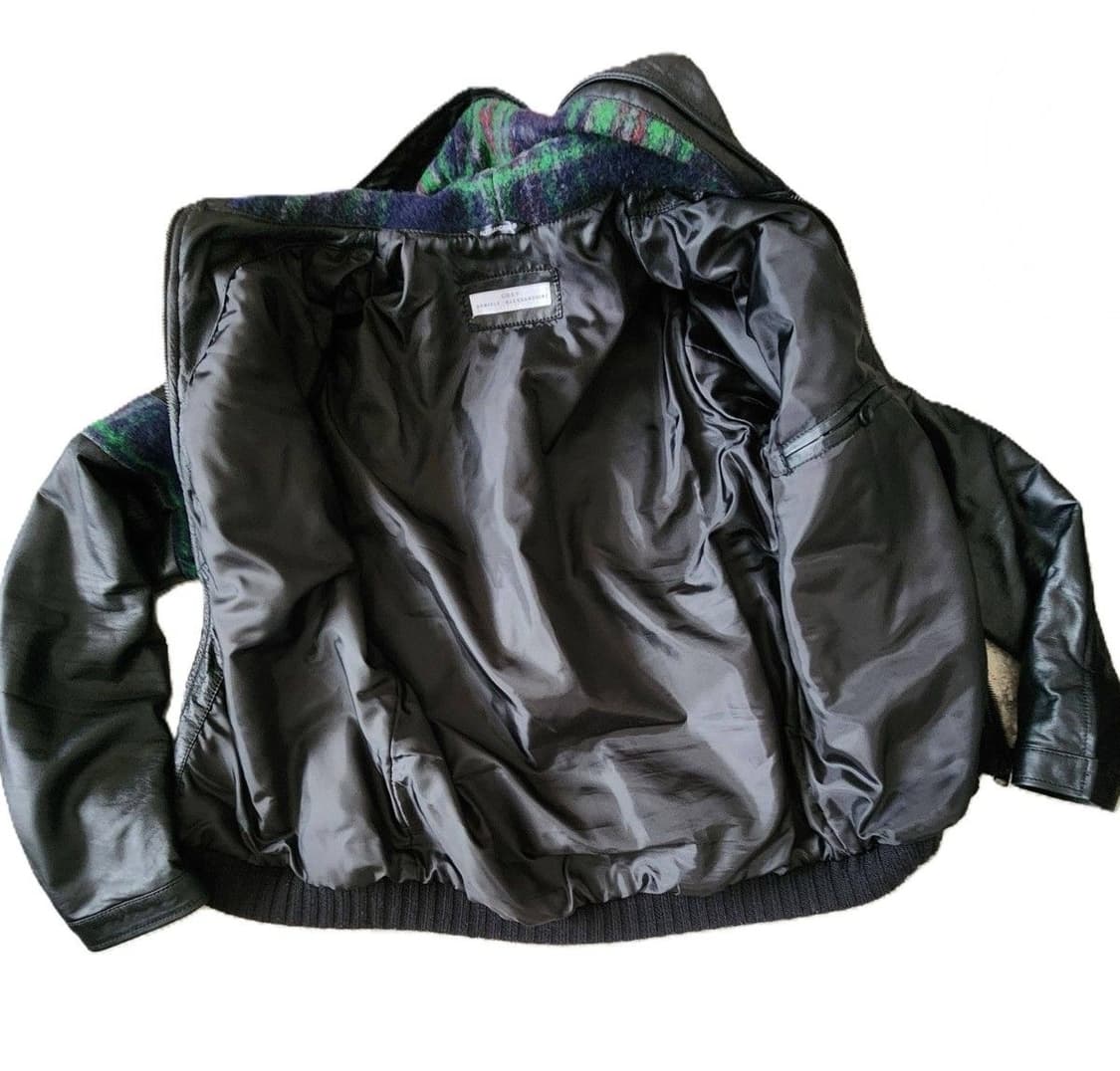 Italy wool docking hooded leather 상품이미지2