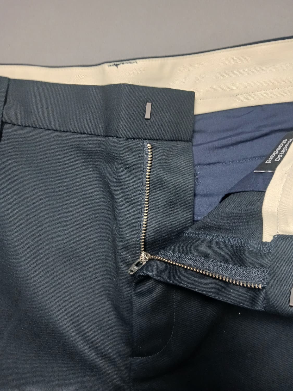 [34] 무신사스탠다드 헤비웨이트 CP 와이드 치노팬츠 네이비 상품이미지6