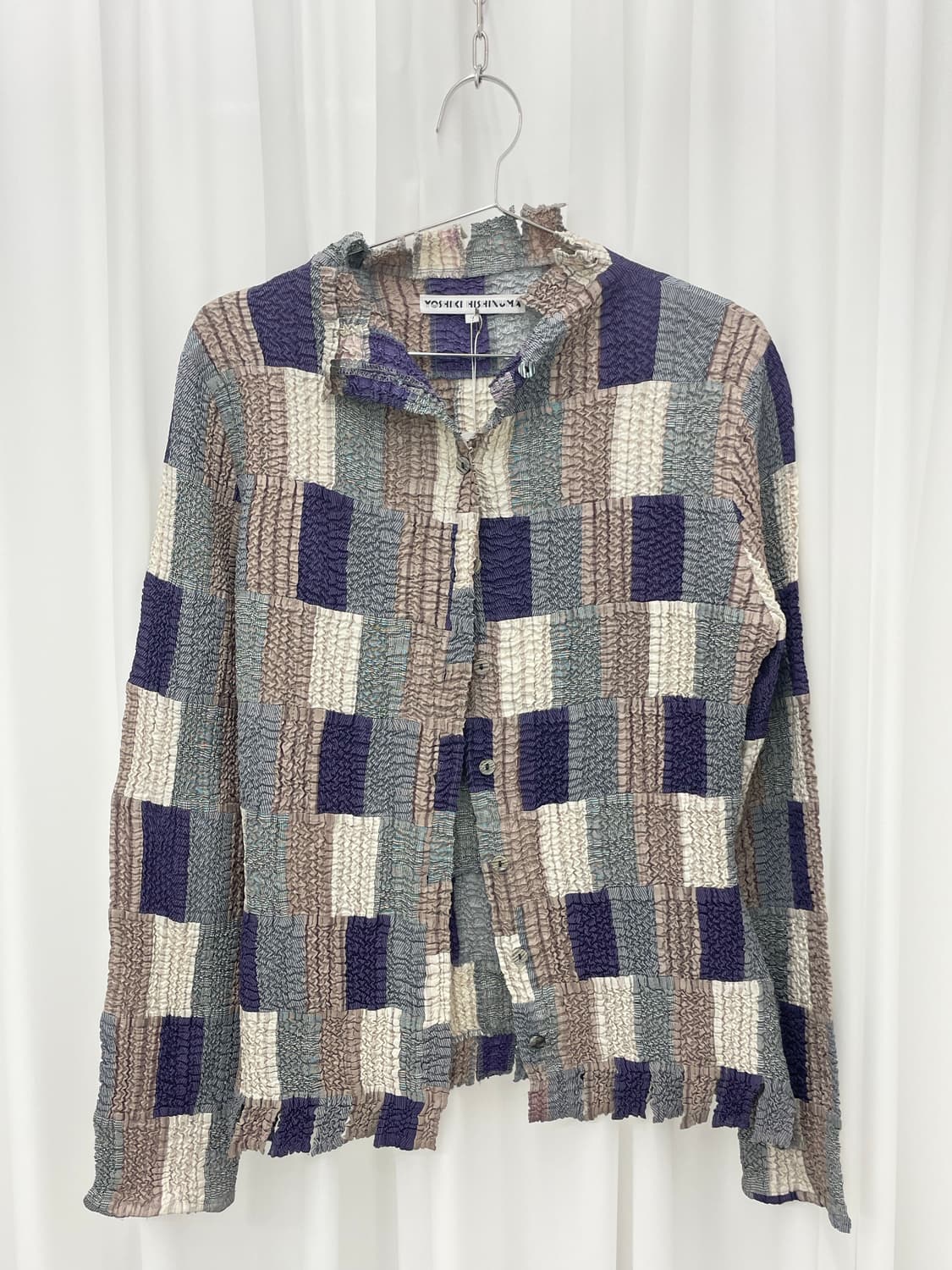 Yoshiki Hishinuma patchwork blouse 상품이미지1