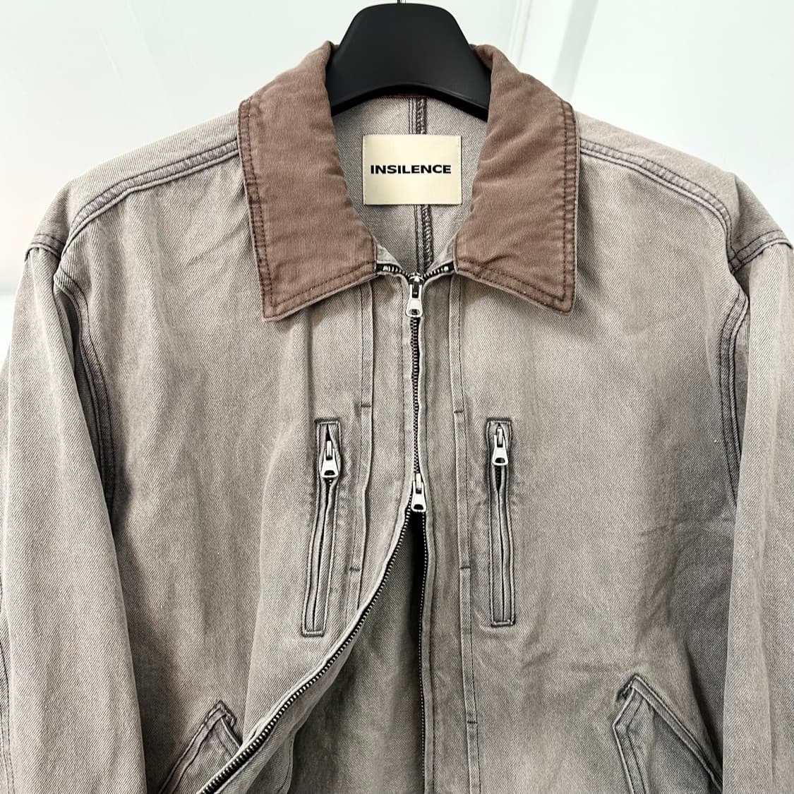 인사일런스 워시드 데님 워크 자켓 상품이미지6