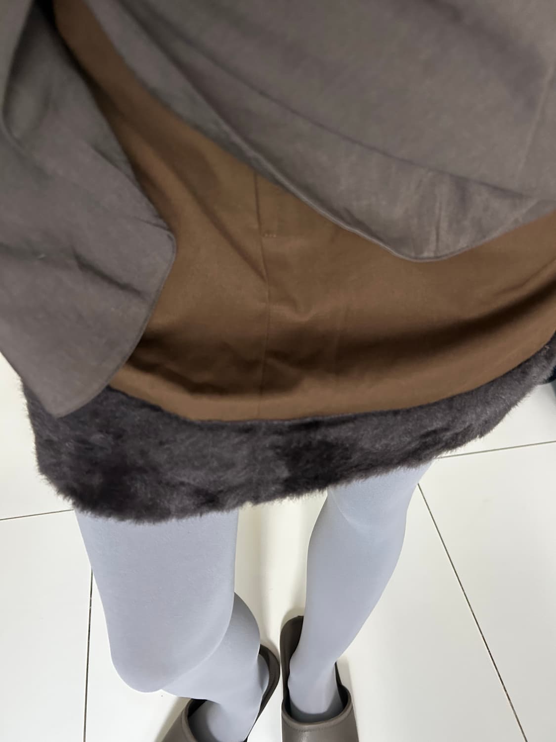 Fur skirt 상품이미지2