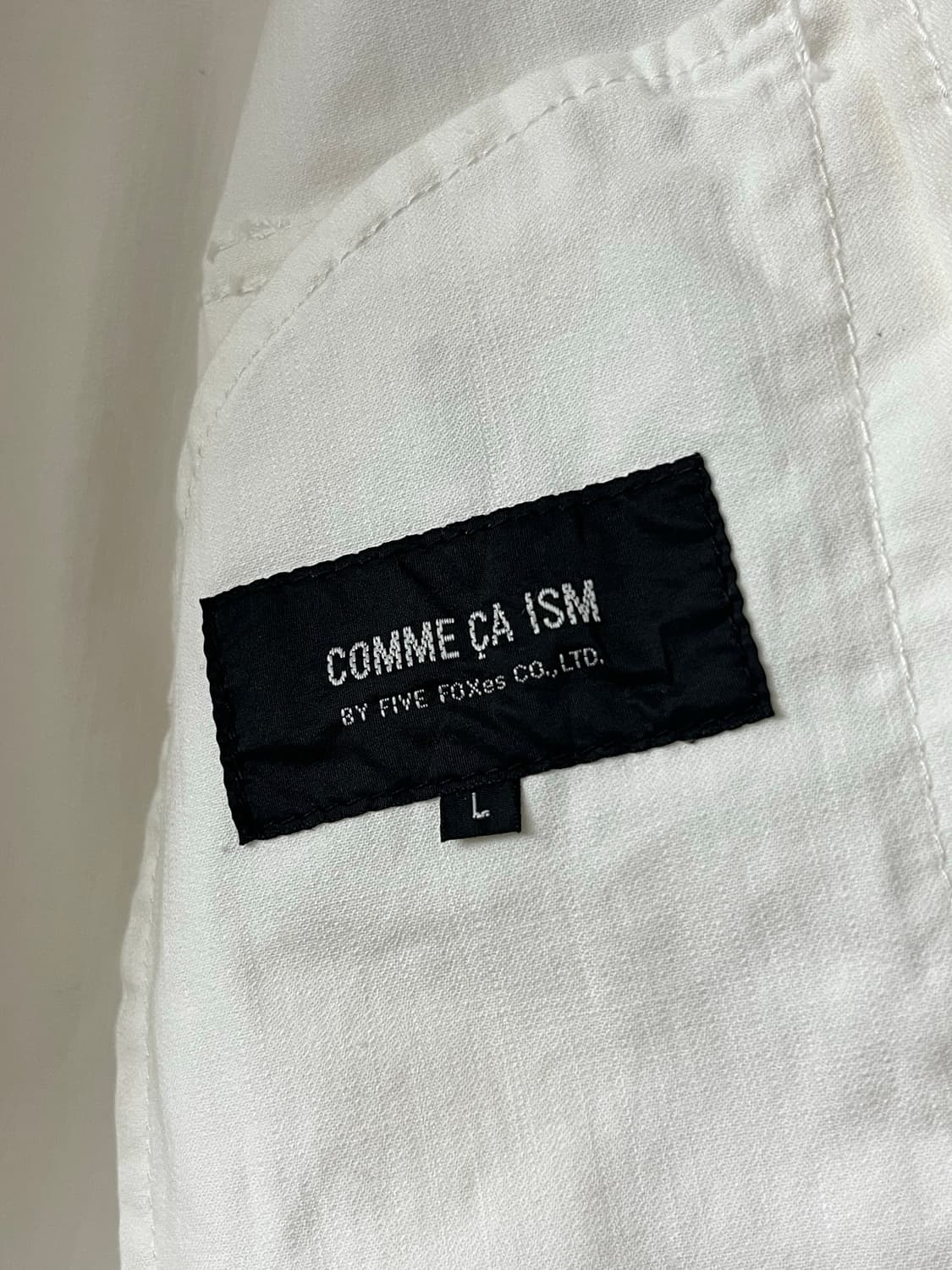 Comme Ca Ism 꼼사이즘 M-65 필드 자켓 화이트 상품이미지10