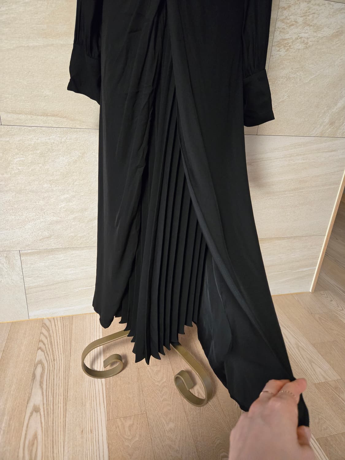 [38] Sandro 산드로 플리츠 롱 원피스 상품이미지8