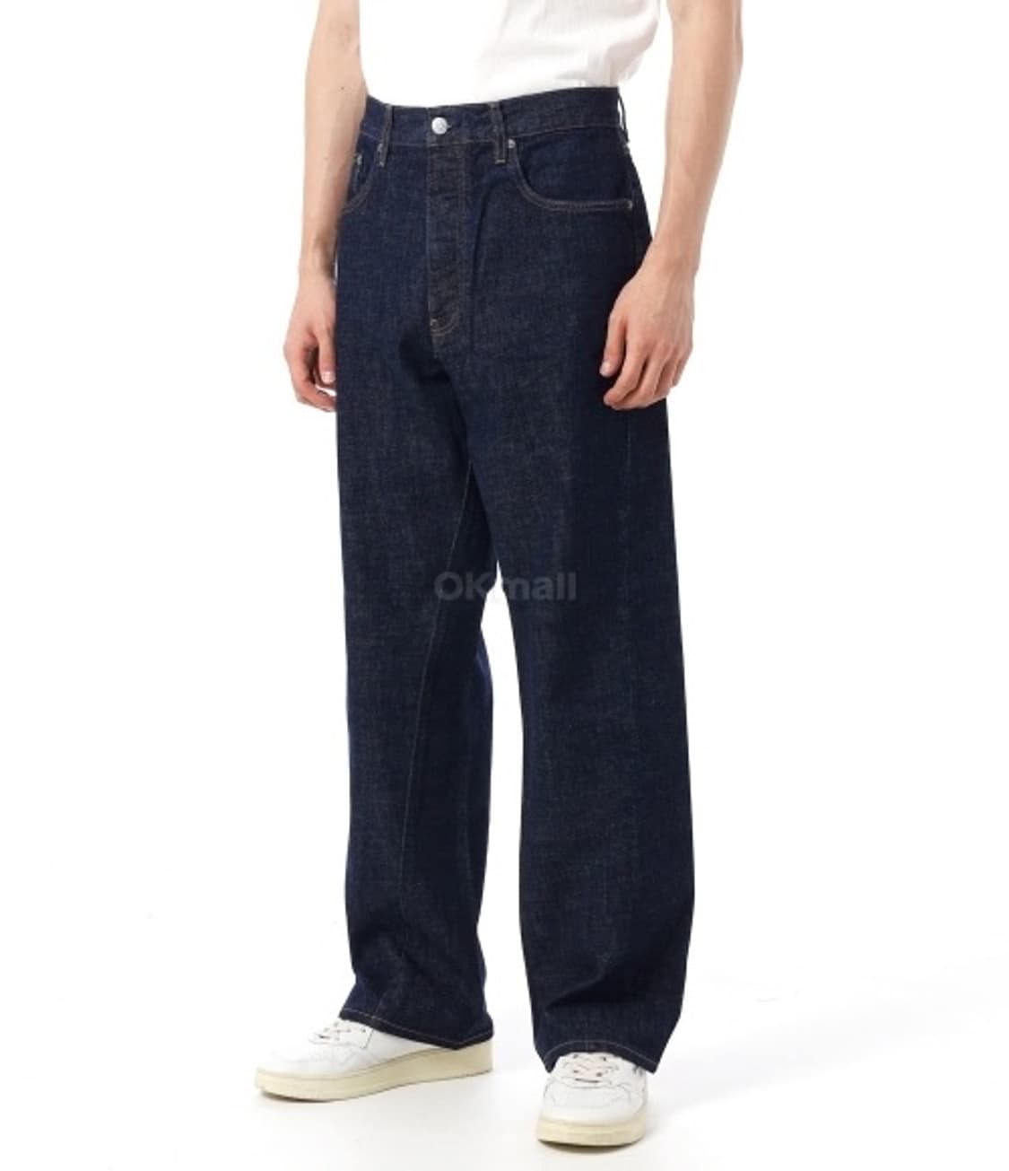 선플라워 와이드트위스트 데님 인디고 블루 32사이즈 상품이미지2