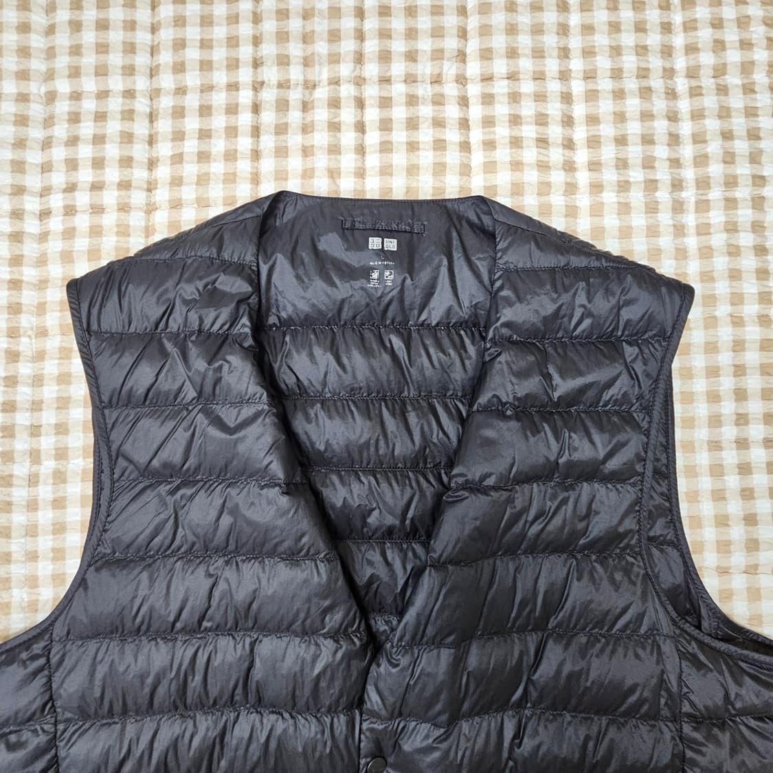 유니클로 오리털 경량 베스트 조끼 남자100 상품이미지6