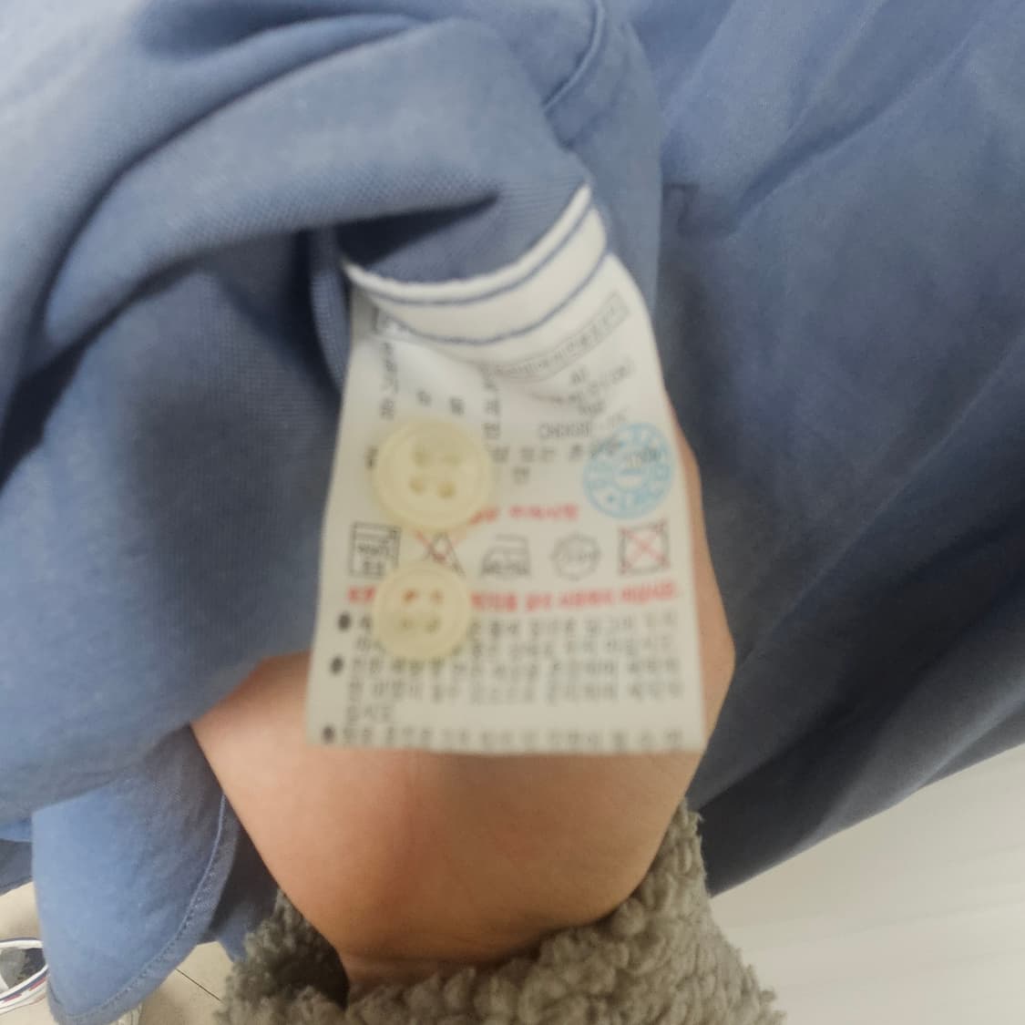 라코스테 블루 셔츠 100 상품이미지3