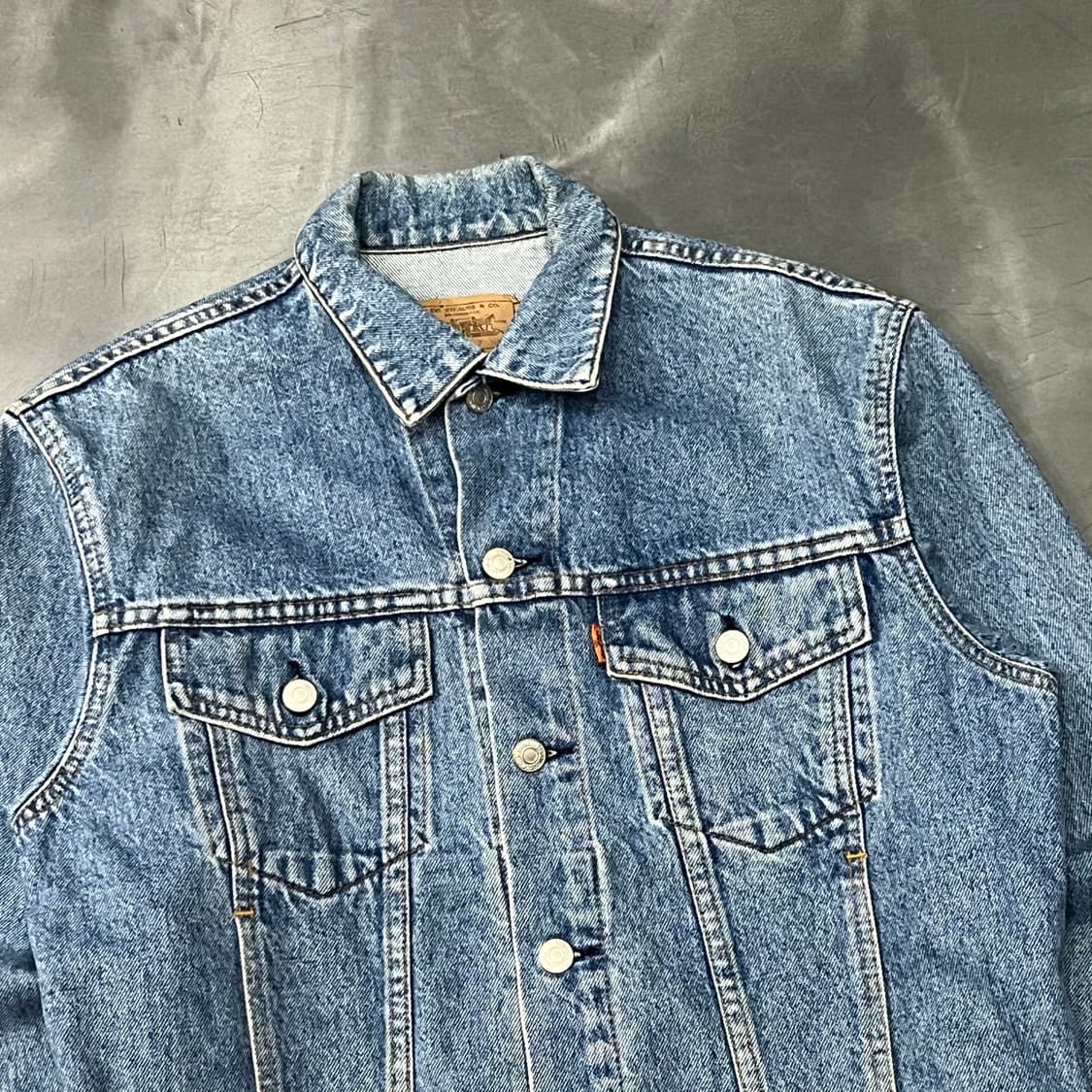  리바이스 오렌지탭 데님 트러커 자켓 y15660 상품이미지3