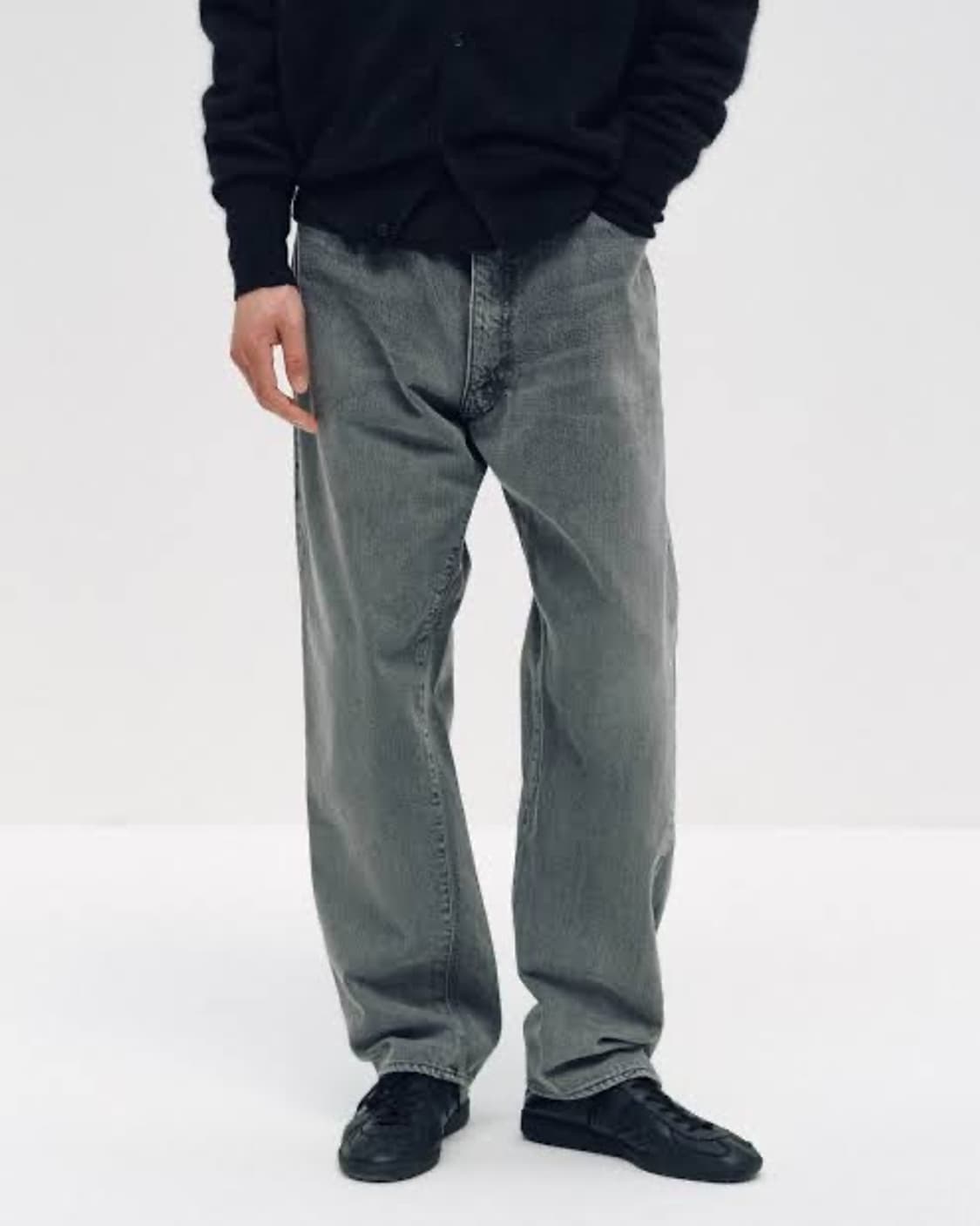 [43]캡틴 선샤인X리프로덕션 오브 파운드 언라인드 트레이너 블랙 상품이미지2