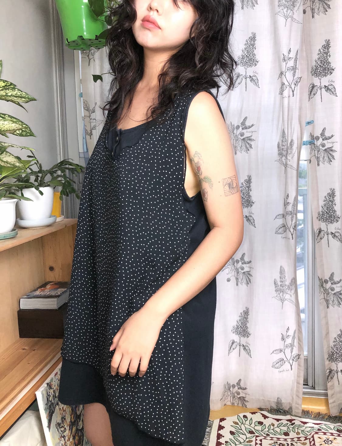 dot layered dress 상품이미지1