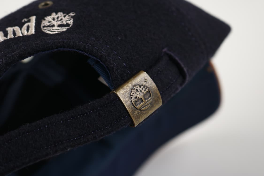 90's USA 팀버랜드 울 스웨이드 네이비 캡 모자 상품이미지5