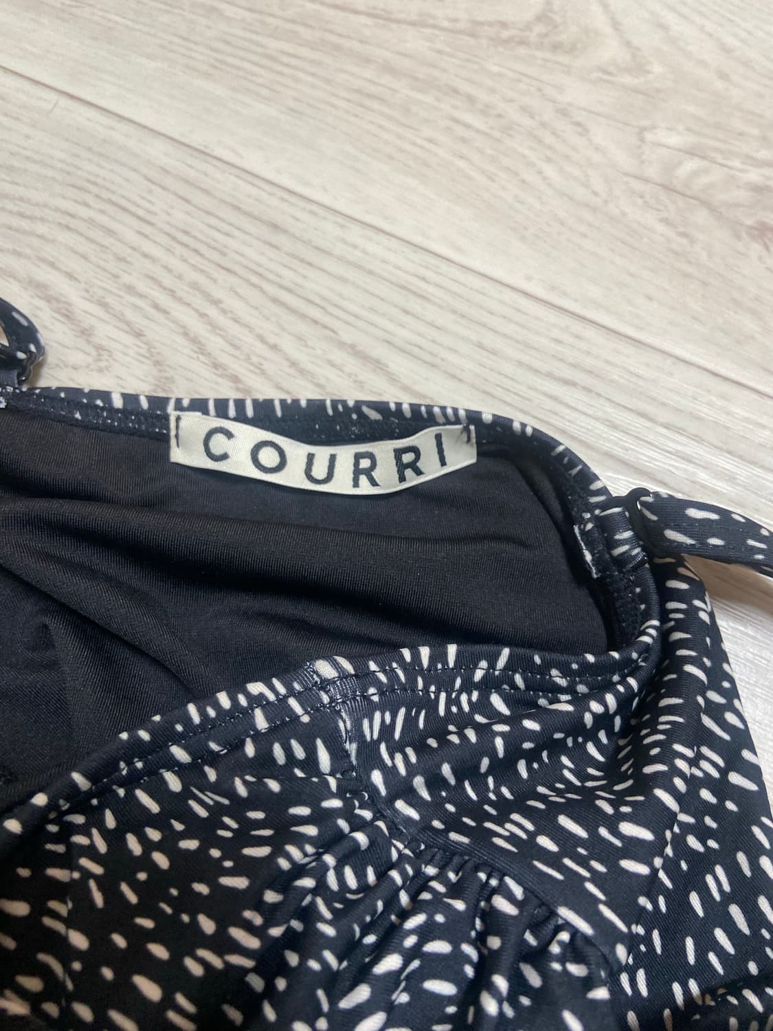 COURRI 코우리 셔링 원피스 수영복 모노키니 S 상품이미지6