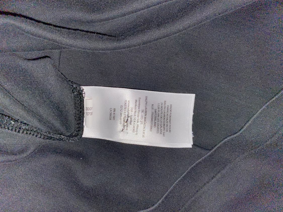 폴로 랄프로렌 블랙 반팔 카라티 상품이미지3