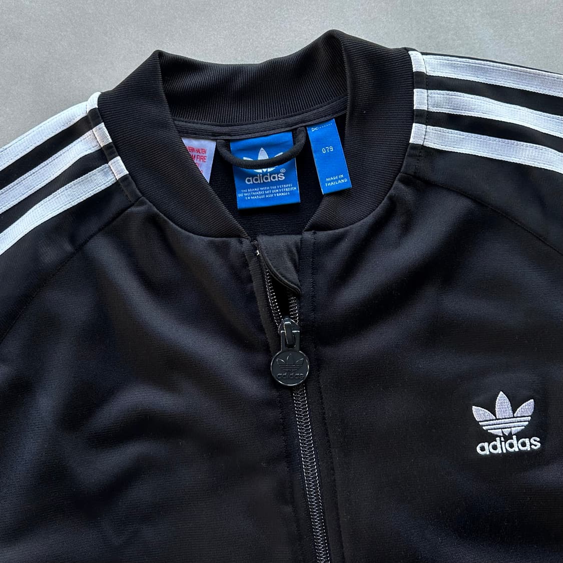 [S-M]아디다스 트레포일 블랙 트랙탑 져지 상품이미지5