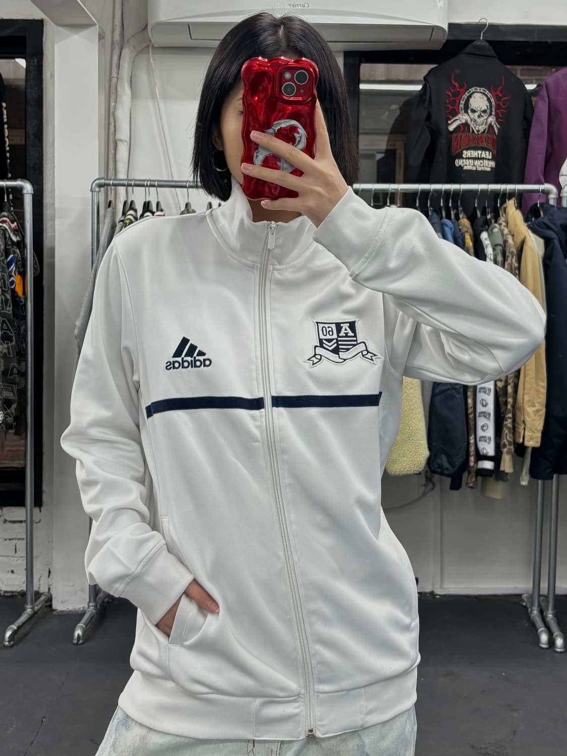 아디다스 화이트 져지 상품이미지3