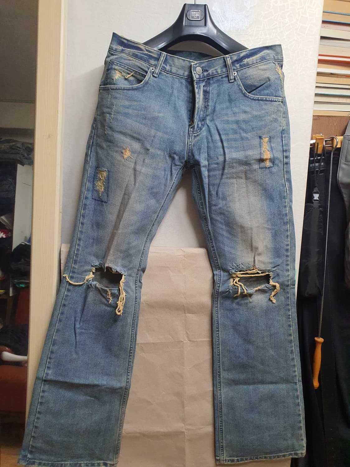 재패니즈 빈티지 워싱 무파 데님진 31 상품이미지1