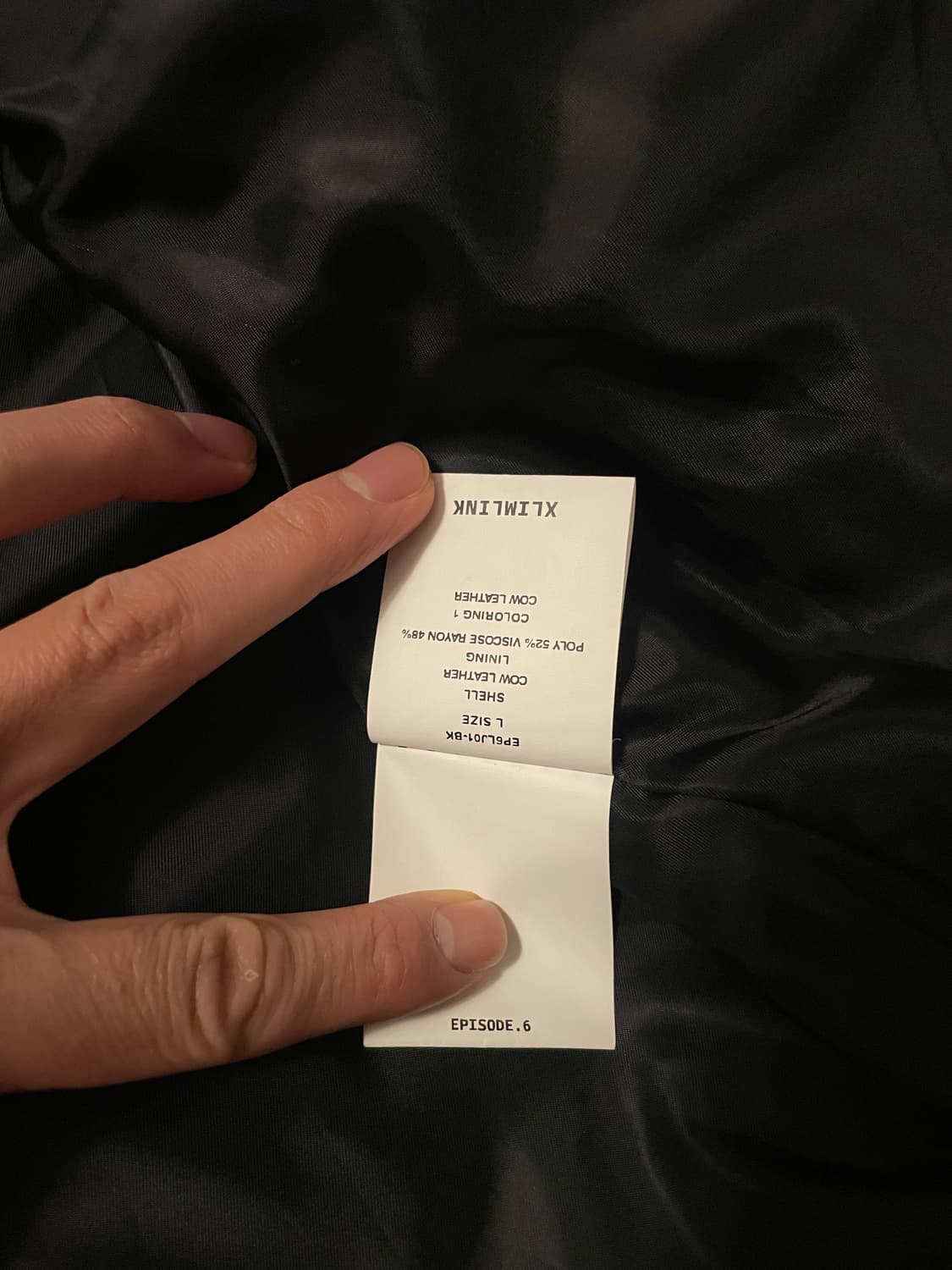 Xlim ep.6 01 레더자켓 [L] 상품이미지7