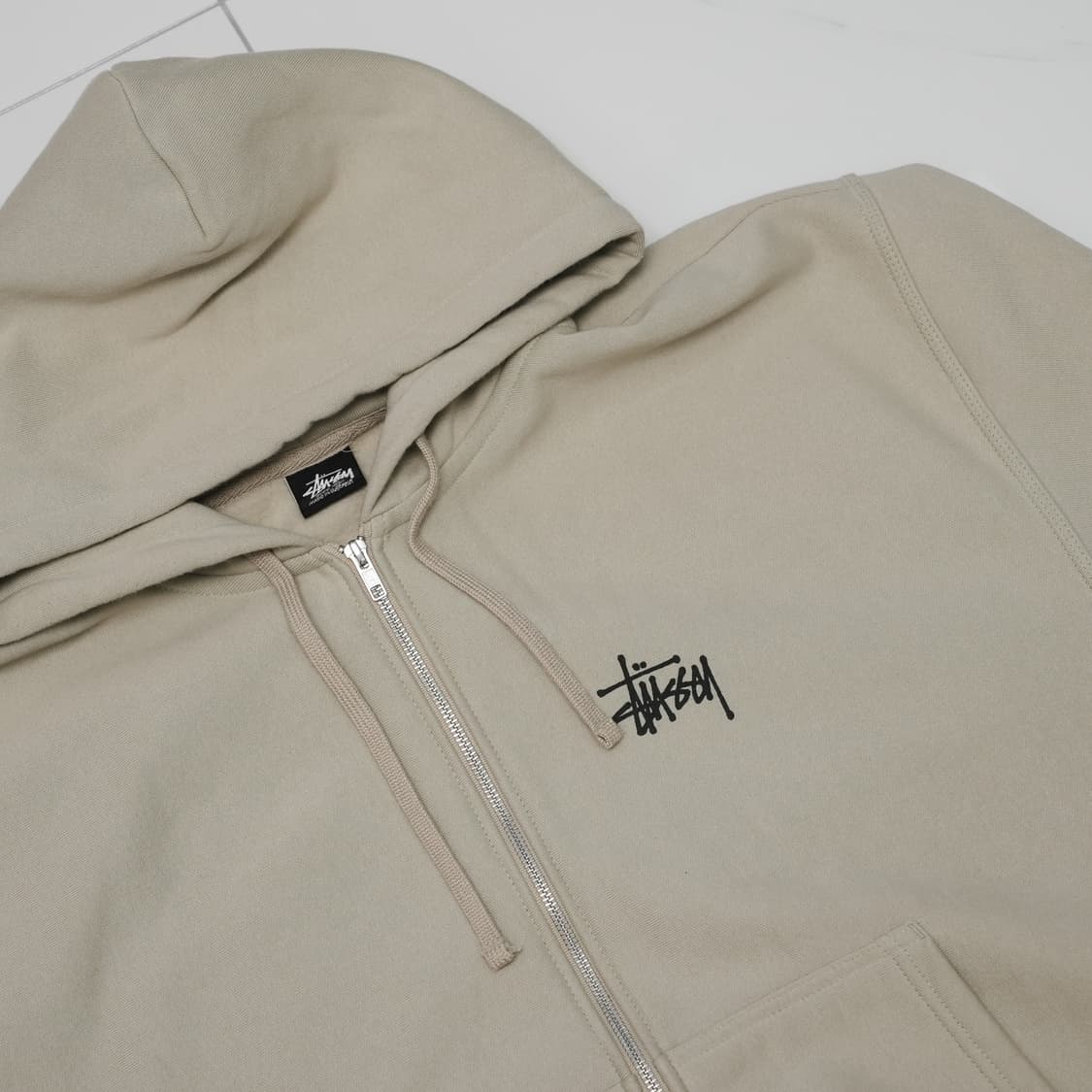 [XL] 스투시 베이직 후드 집업 스톤 상품이미지2