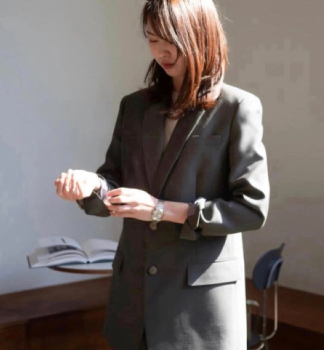 스모키앨리스 울실크 자켓 상품이미지1