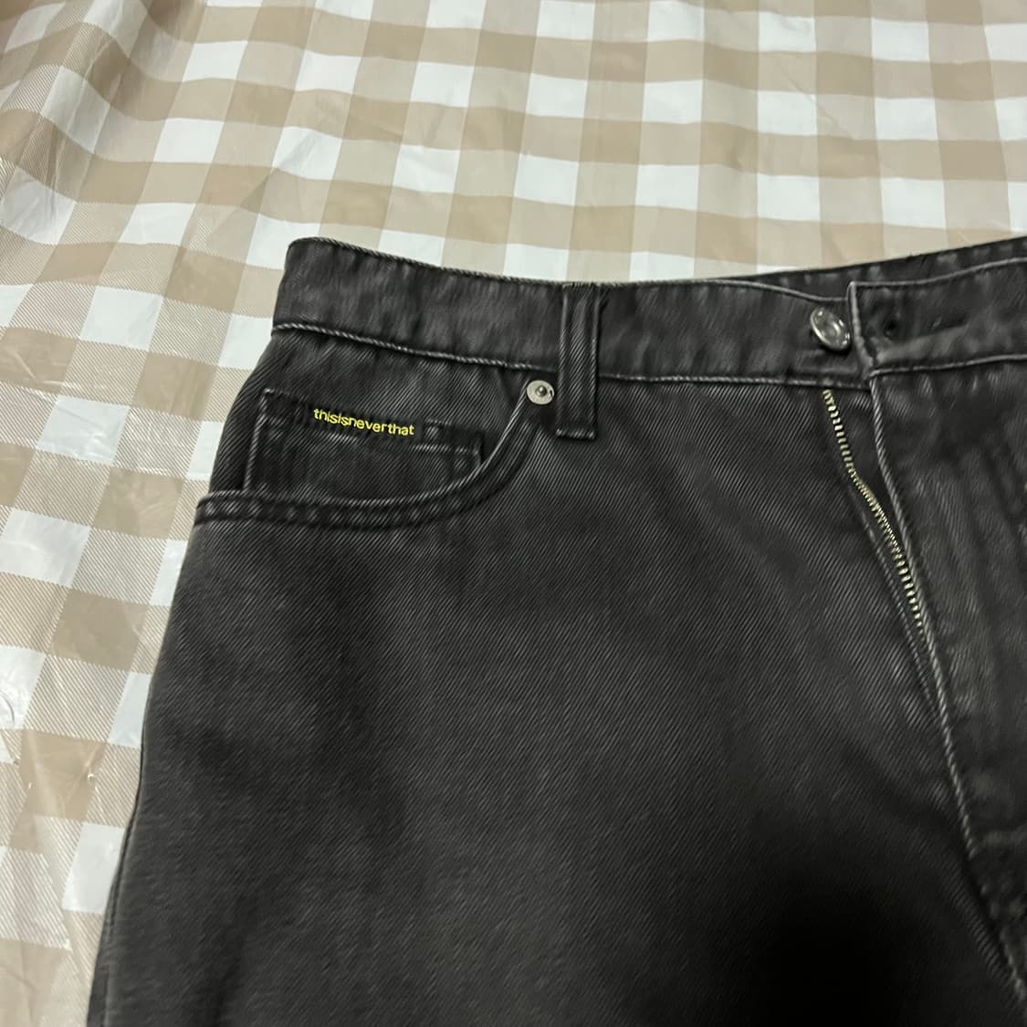 디스이즈네버댓 흑청바지 M 데님 팬츠 디네댓 상품이미지2