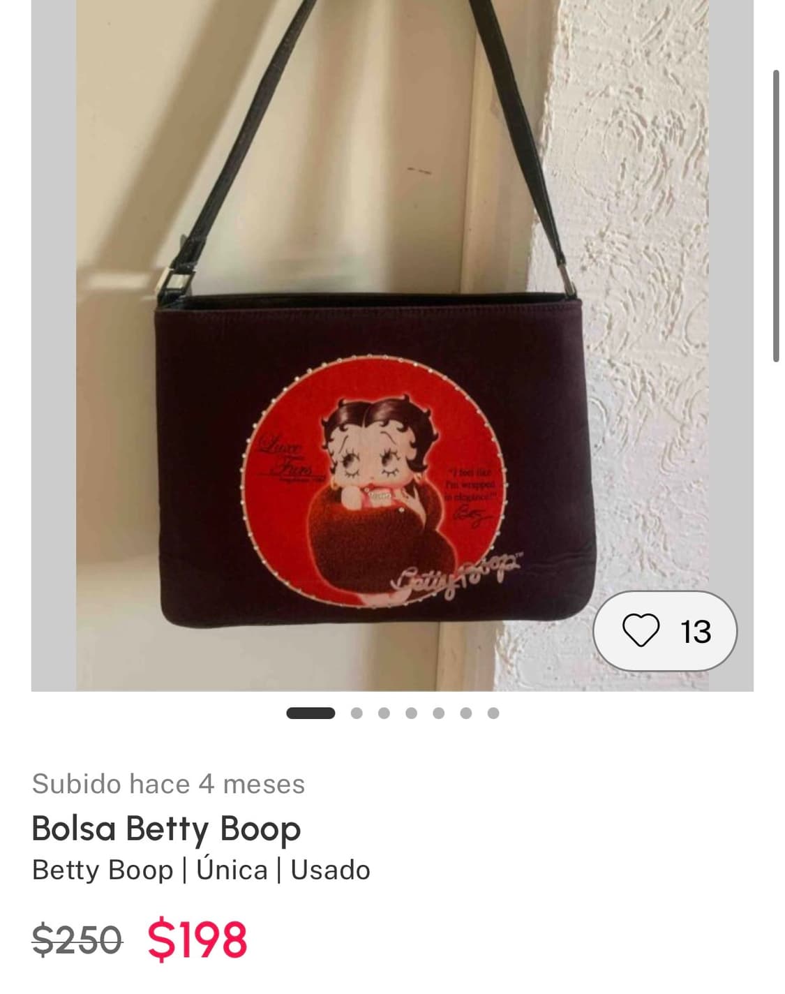 레어) 정품 빈티지 베티붑 숄더백 상품이미지6