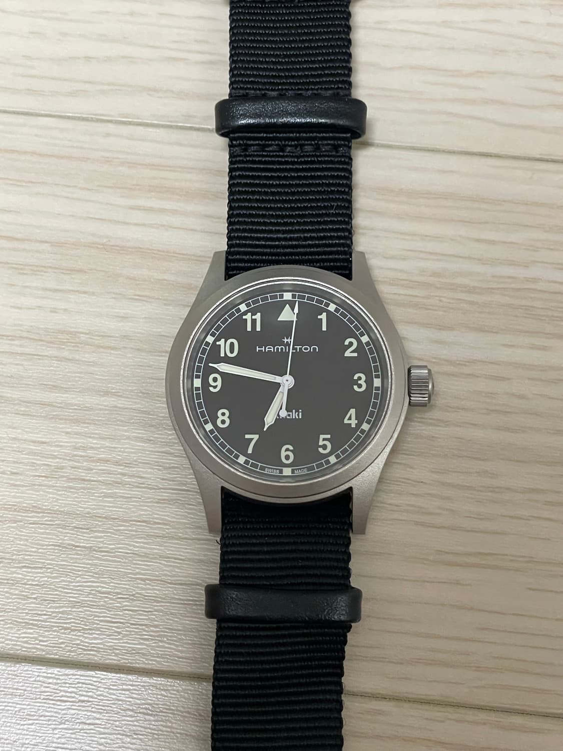 해밀턴 카키필드 쿼츠 38mm 블랙 상품이미지5