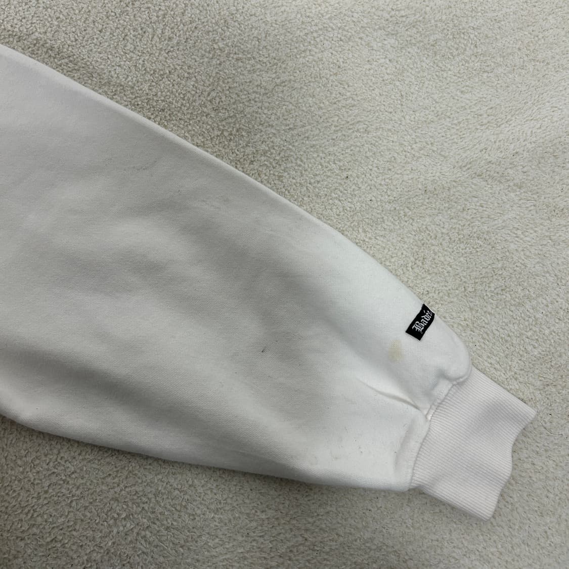 배디 치카노 타투 프린팅 화이트 후드집업 상품이미지6