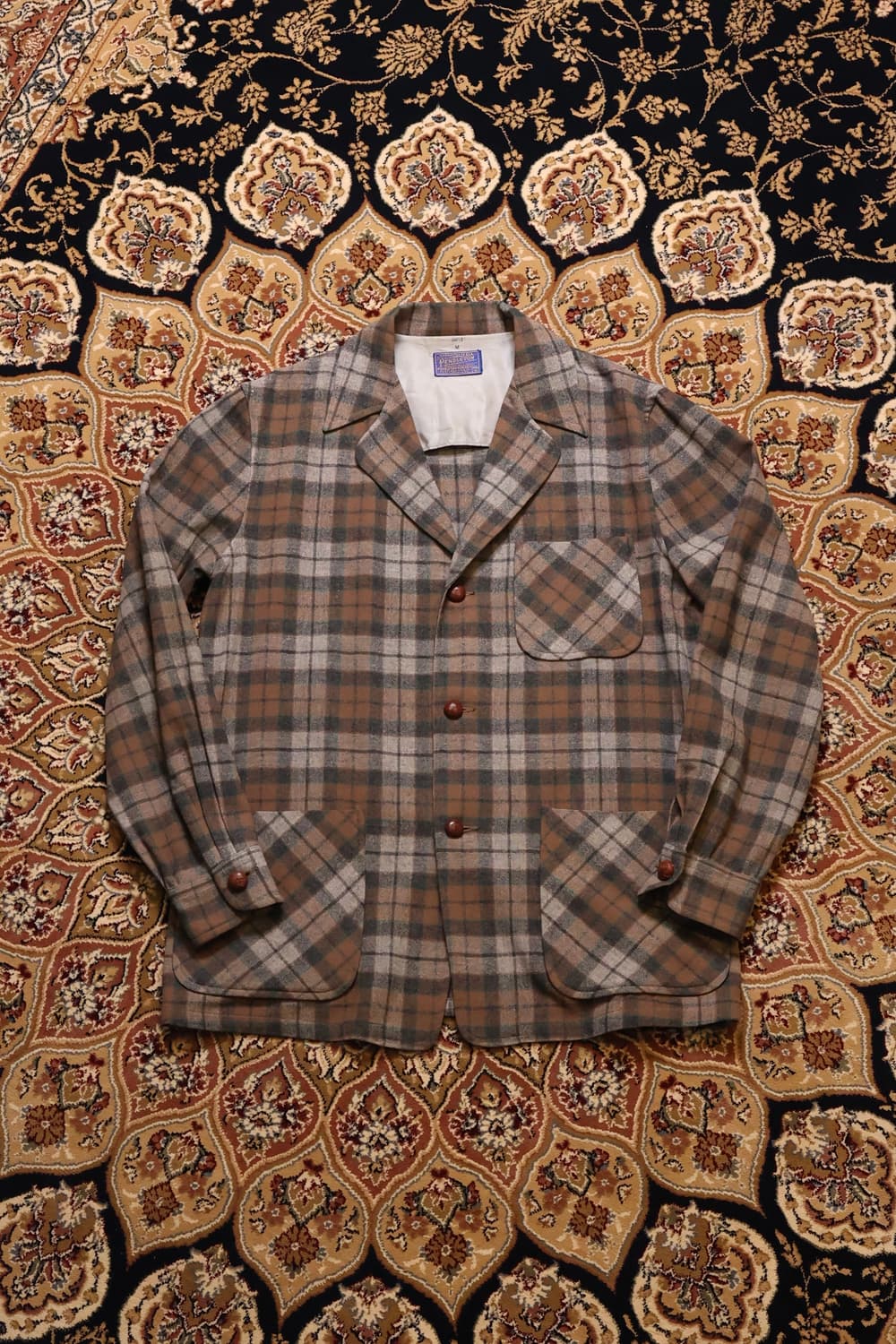 60's Pendleton 100% Virgin Wool 셔츠 자켓 상품이미지2