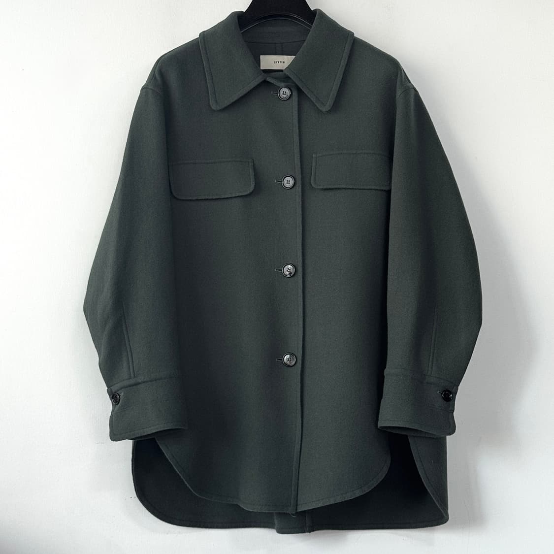 시스템 양모 캐시미어 핸드메이드 자켓 상품이미지3