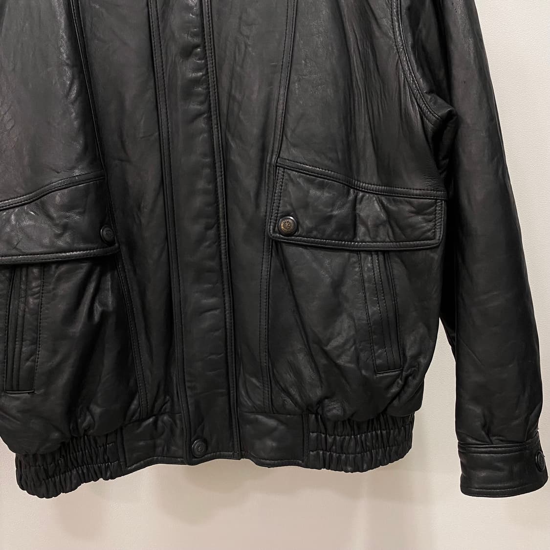 빈티지 양가죽 봄버 자켓 상품이미지4