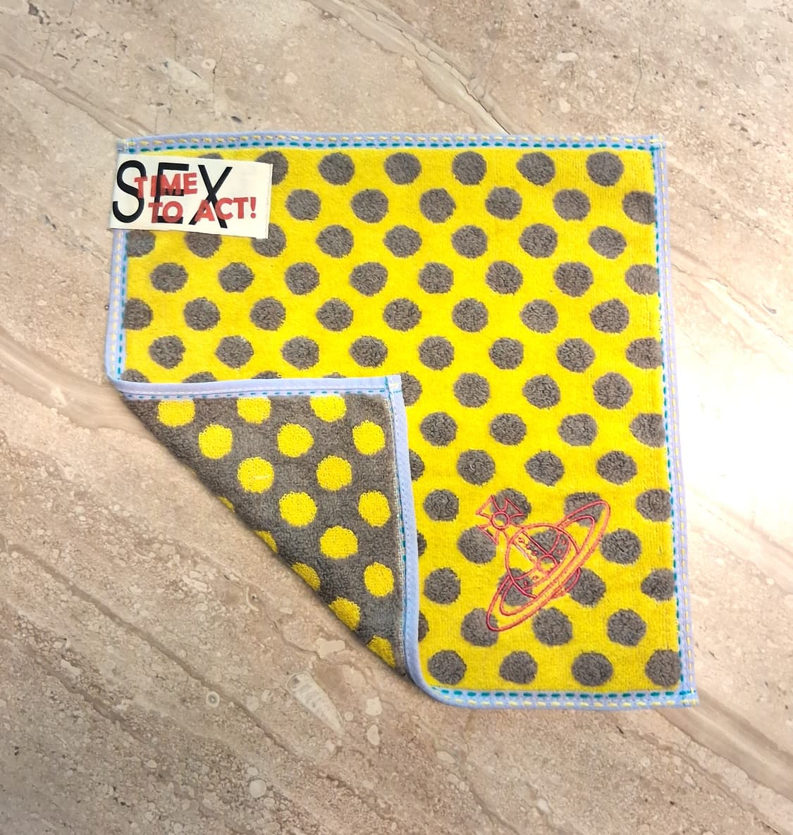 비비안웨스트우드 타올 손수건 27cm (정품) 새상품 상품이미지4