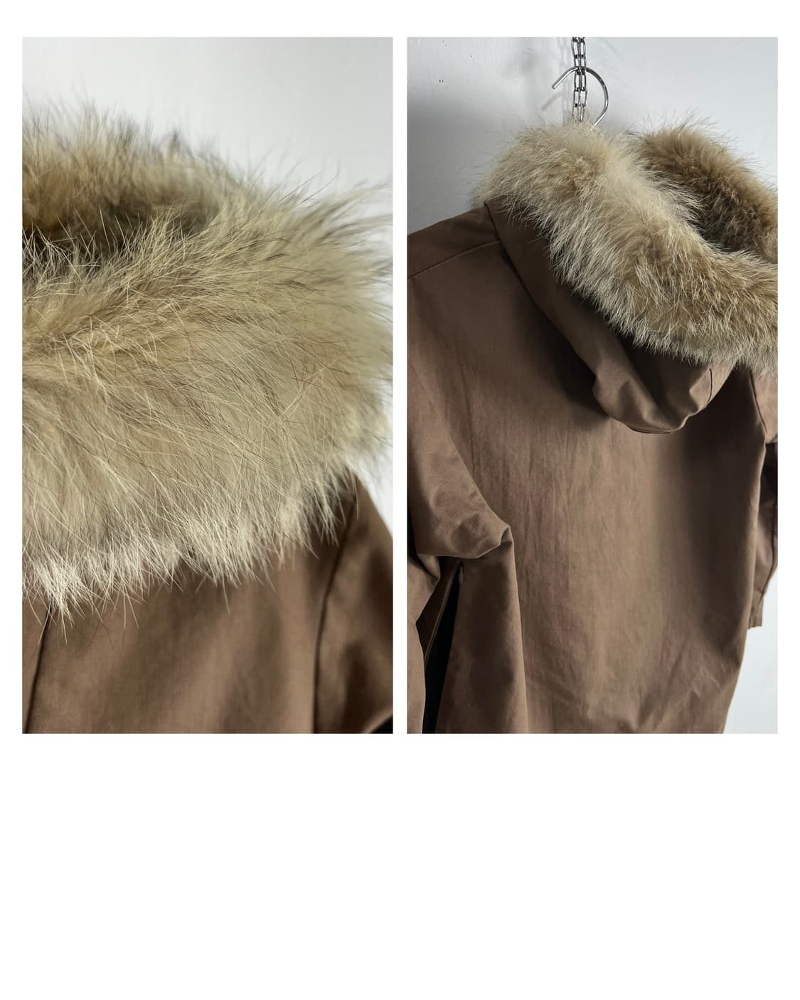 00's A.P.C 아페쎄 밀리터리 퍼 빅 후드 풀오버 점퍼 상품이미지9