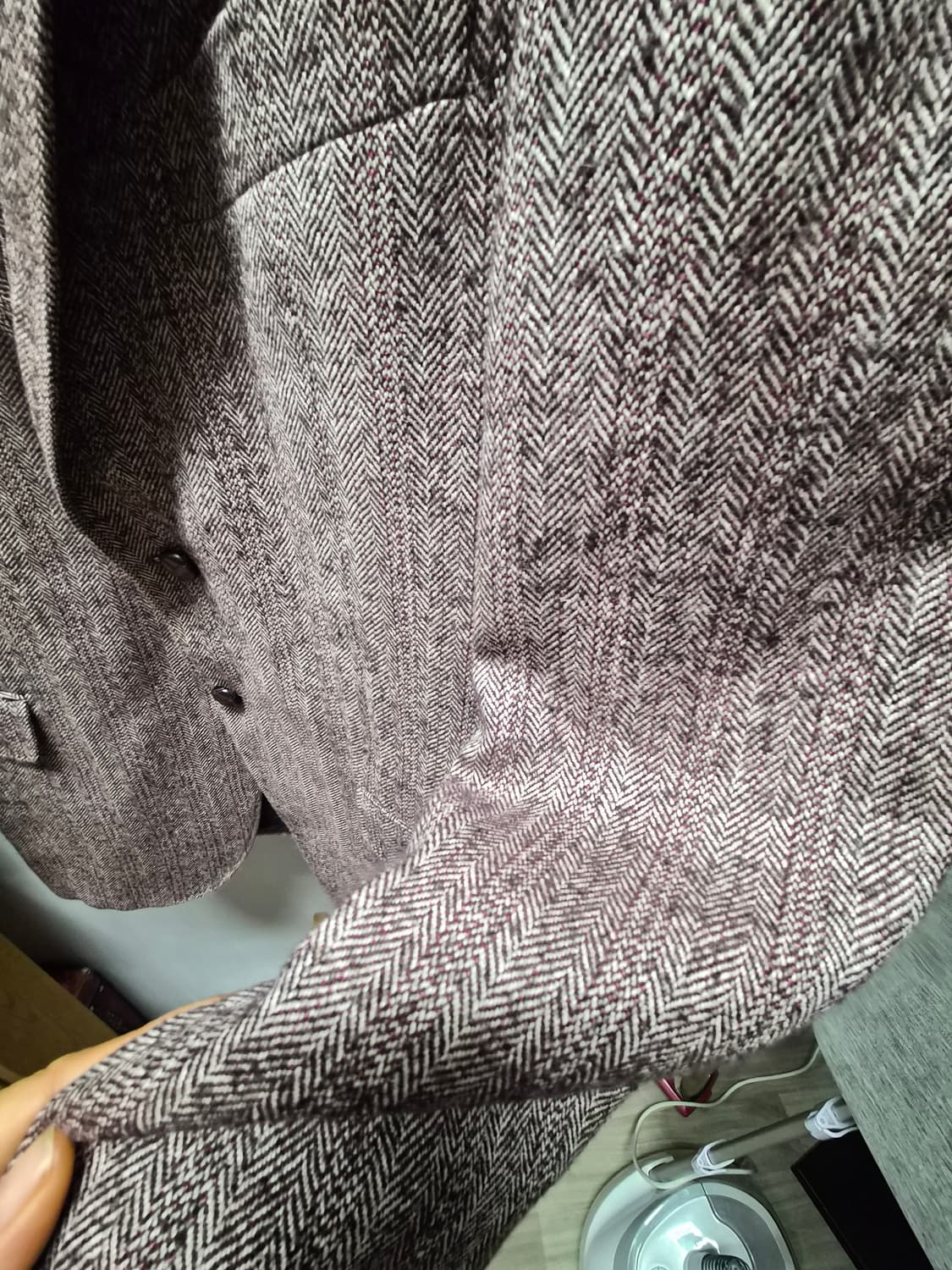 닥스 알파카울 헤링본 자켓 상품이미지5