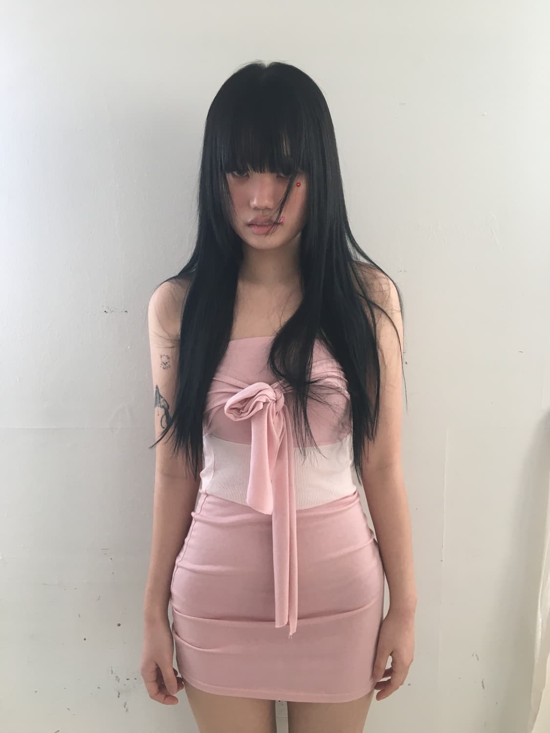 Multi-way Baby-pink Tube Top One-piece 상품이미지3