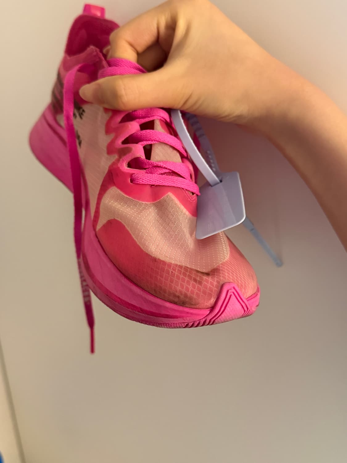 나이키x오프화이트  매쉬핑크 240 상품이미지3